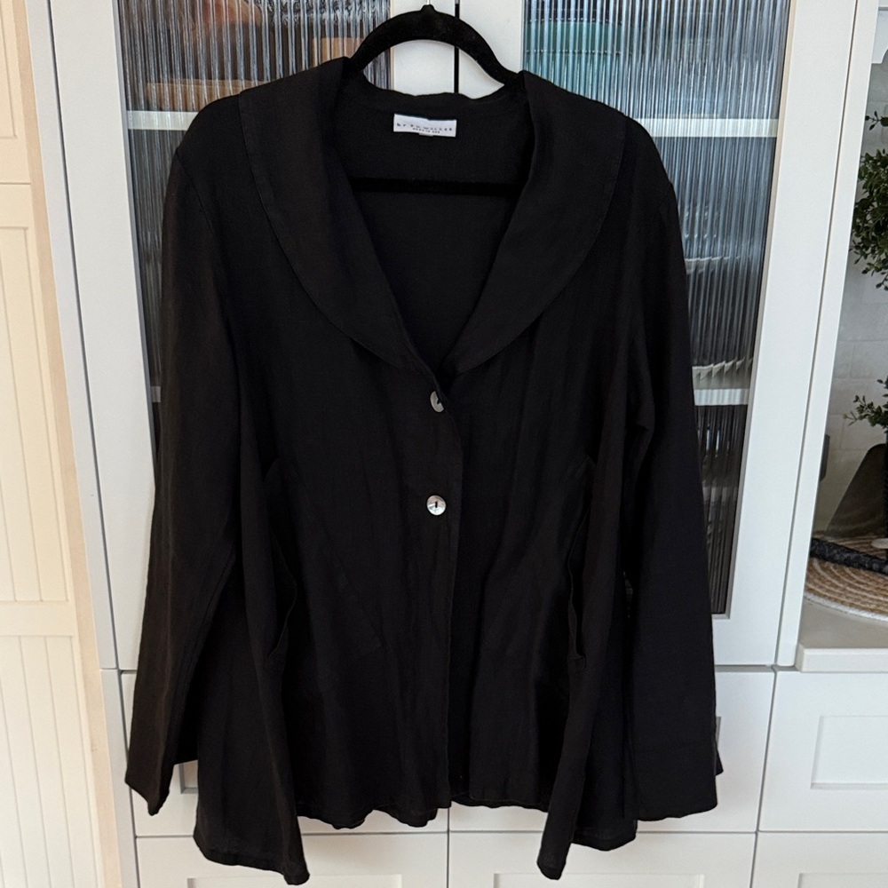 bryn Walker Black swing jacket